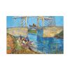 91638-251.jpg Vincent van Gogh's The Langlois Bridge at Arles with Women Washing Standard Canvas