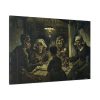 Vincent van Gogh's The Potato Eaters Standard Canvas
