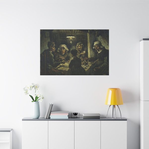 Vincent van Gogh's The Potato Eaters Standard Canvas