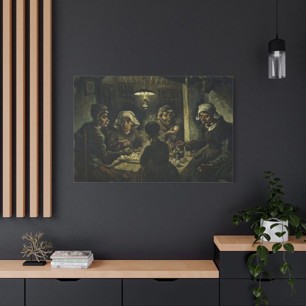 Vincent van Gogh's The Potato Eaters Standard Canvas