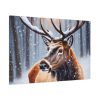 91638-295.jpg Deer Christmas Winter Forest Standard Canvas