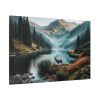 91638-300.jpg Deer by a Mountain Lake Standard Canvas