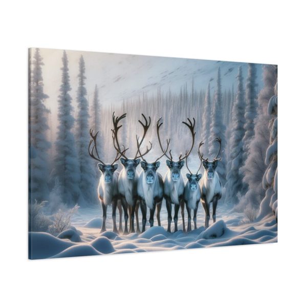 91638-315.jpg Six Reindeer in Foreground Standard Canvas