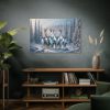 91638-319.jpg Six Reindeer in Foreground Standard Canvas