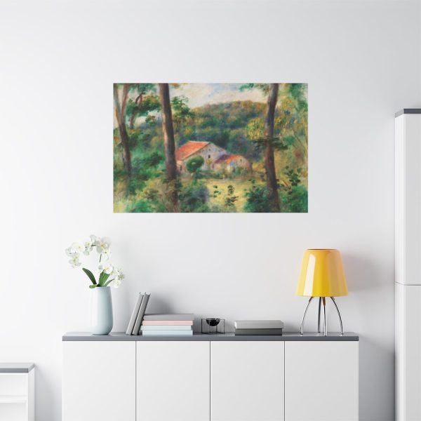 Environs of Briey by Pierre-Auguste Renoir Standard Canvas