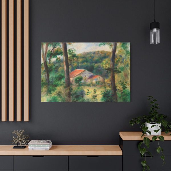 Environs of Briey by Pierre-Auguste Renoir Standard Canvas