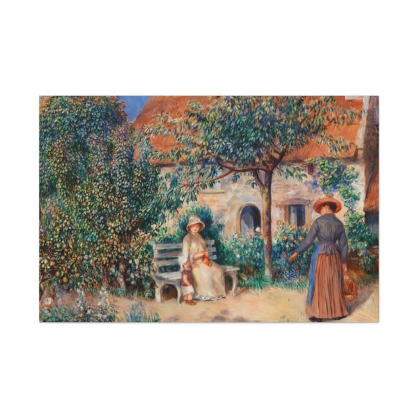 In Brittany by Pierre-Auguste Renoir Standard Canvas