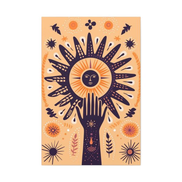 91655-1.jpg Retro Hippie Boho Sun Standard Canvas
