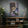91655-100.jpg Books on Table Standard Canvas