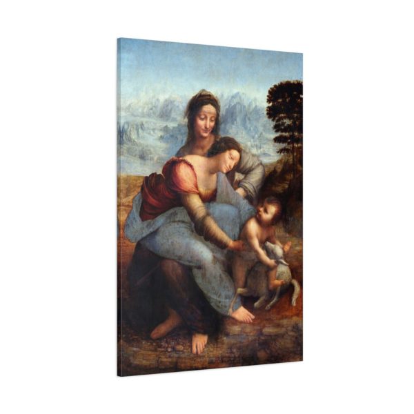 91655-101.jpg Leonardo da Vinci's The Virgin and Child with Saint Anne Standard Canvas
