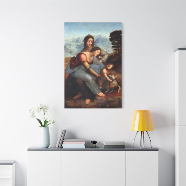 91655-103.jpg Leonardo da Vinci's The Virgin and Child with Saint Anne Standard Canvas