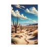 91655-107.jpg Desert Landscape With Cacti Standard Canvas