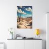 91655-108.jpg Desert Landscape With Cacti Standard Canvas
