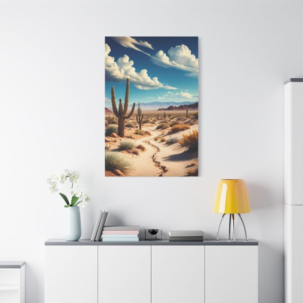91655-108.jpg Desert Landscape With Cacti Standard Canvas