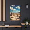 91655-109.jpg Desert Landscape With Cacti Standard Canvas