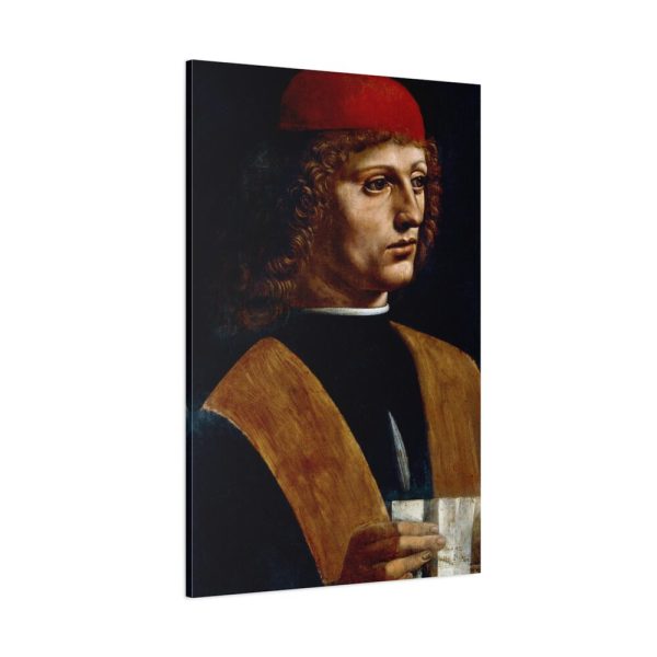 Leonardo da Vinci's The Portrait of a Musician Standard Canvas