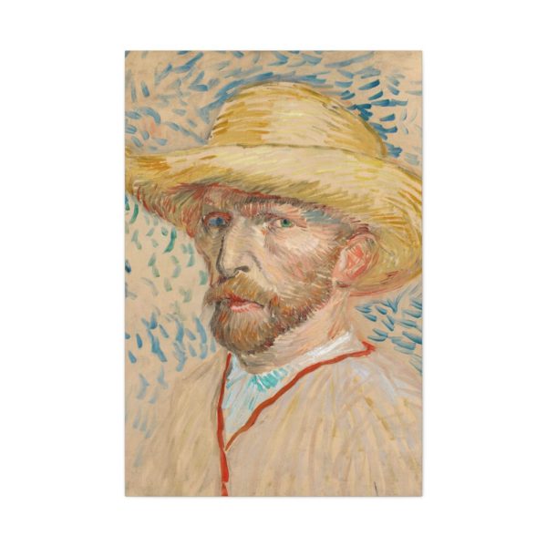 91655-117.jpg Vincent van Gogh's Self-Portrait with a Straw Hat Standard Canvas