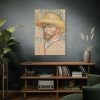 91655-120.jpg Vincent van Gogh's Self-Portrait with a Straw Hat Standard Canvas