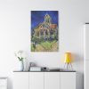 91655-134.jpg Vincent van Gogh's The Church at Auvers Standard Canvas