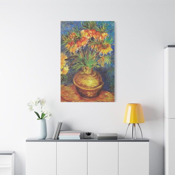 91655-144.jpg Vincent van Gogh's Imperial Fritillaries in a Copper Vase Standard Canvas