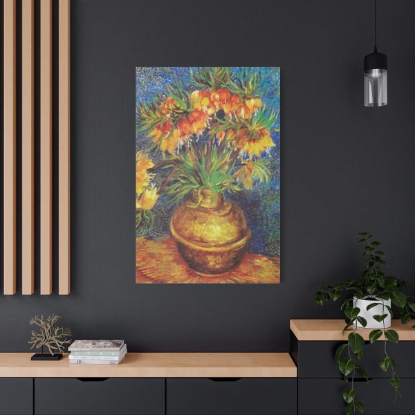 91655-145.jpg Vincent van Gogh's Imperial Fritillaries in a Copper Vase Standard Canvas