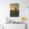91655-149.jpg Deer in Forest Landscape Standard Canvas