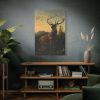 91655-151.jpg Deer in Forest Landscape Standard Canvas