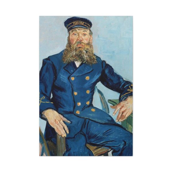 Vincent van Gogh's Portrait of the Postman Joseph Roulin Standard Canvas