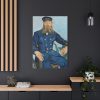 Vincent van Gogh's Portrait of the Postman Joseph Roulin Standard Canvas