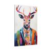 91655-177.jpg Funny Male Deer In Clothes Standard Canvas