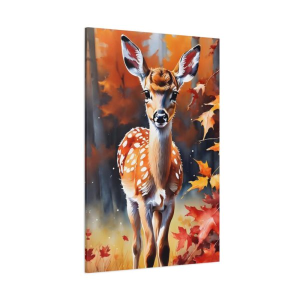 91655-182.jpg Fawn Deer Autumn Standard Canvas