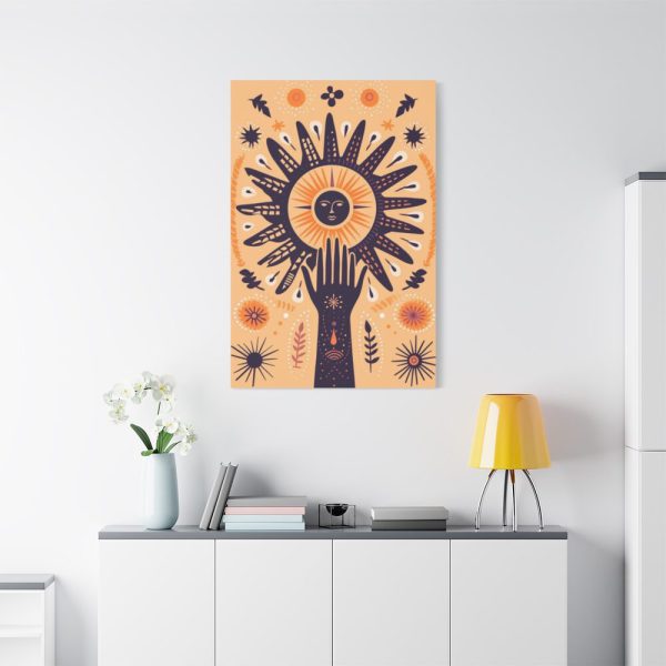91655-2.jpg Retro Hippie Boho Sun Standard Canvas