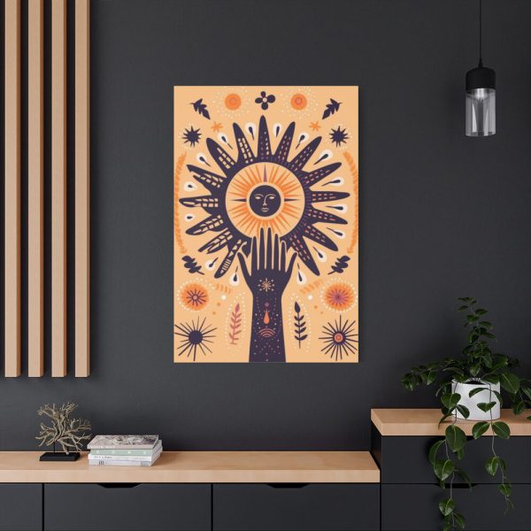 91655-3.jpg Retro Hippie Boho Sun Standard Canvas
