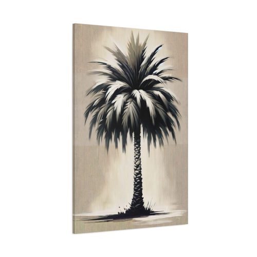 Palm Tree in Boho Style Standard Canvas