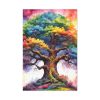 91655-62.jpg Tree of Life Watercolor Landscape Standard Canvas