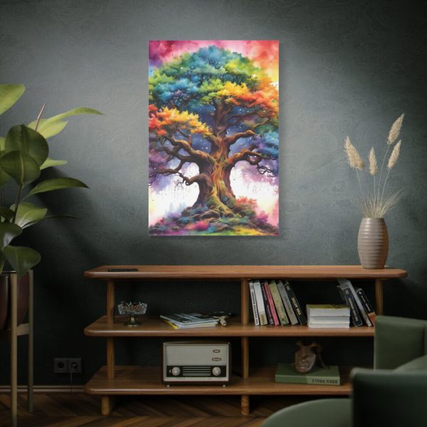 91655-65.jpg Tree of Life Watercolor Landscape Standard Canvas