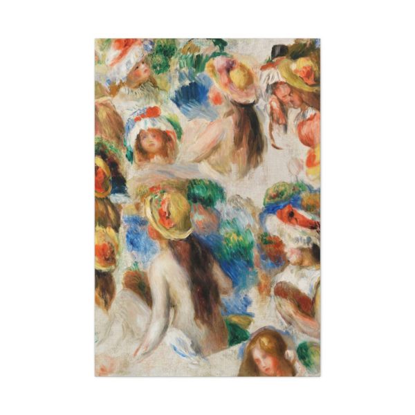 Study of Heads by Pierre-Auguste Renoir Standard Canvas
