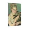 91655-71.jpg Pierre-Auguste Renoir's Woman with a Cat Standard Canvas