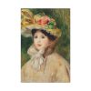 91655-77.jpg Woman With Capeline by Pierre-Auguste Renoir Standard Canvas