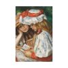91655-87.jpg Two Girls Reading by Pierre-Auguste Renoir Standard Canvas