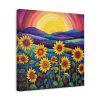 91658-1.jpg Whimsical Sunflower Field Art Standard Canvas