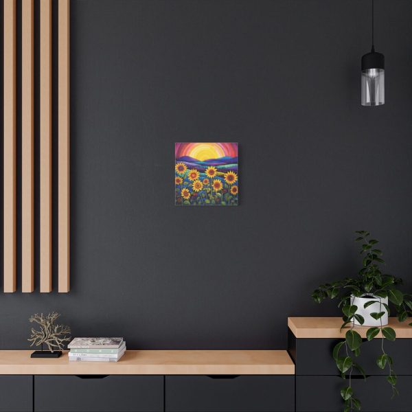 91658-3.jpg Whimsical Sunflower Field Art Standard Canvas