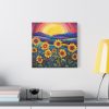 91659-2.jpg Whimsical Sunflower Field Art Standard Canvas