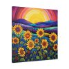 91661-1.jpg Whimsical Sunflower Field Art Standard Canvas