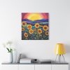 91662-2.jpg Whimsical Sunflower Field Art Standard Canvas