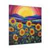 91663-1.jpg Whimsical Sunflower Field Art Standard Canvas