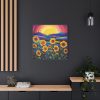 91663-3.jpg Whimsical Sunflower Field Art Standard Canvas
