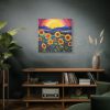 91663-4.jpg Whimsical Sunflower Field Art Standard Canvas