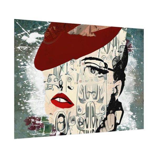 92368-2.jpg Fashionable Vintage Woman Poster