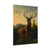 92390-2.jpg Deer in Forest Landscape Poster